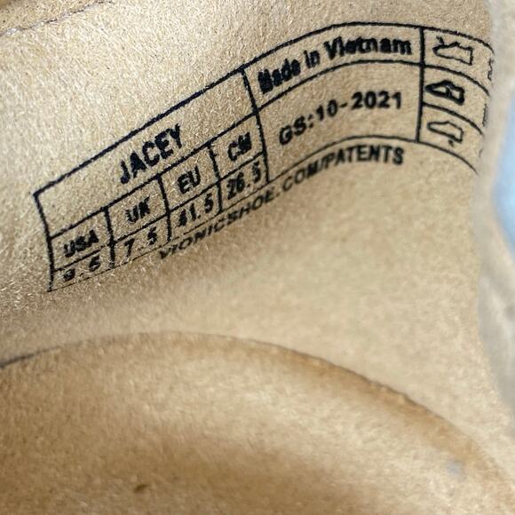 Vionic Jacey Slip On Leather Wedge Shoes Women's Size 9.5 Blue Ballet Pumps - Picture 8 of 8